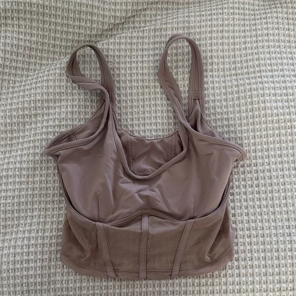 ALO Stylish Mauve Crop Top Size M - Picture 1 of 3